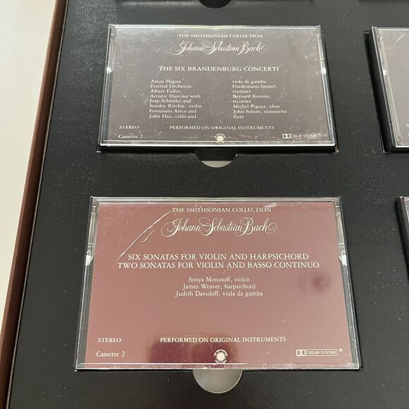 J. S. Bach Sonatas For Violin & Harpsichord Cassette Edition Box Set NC 007 - Picture 5 of 10